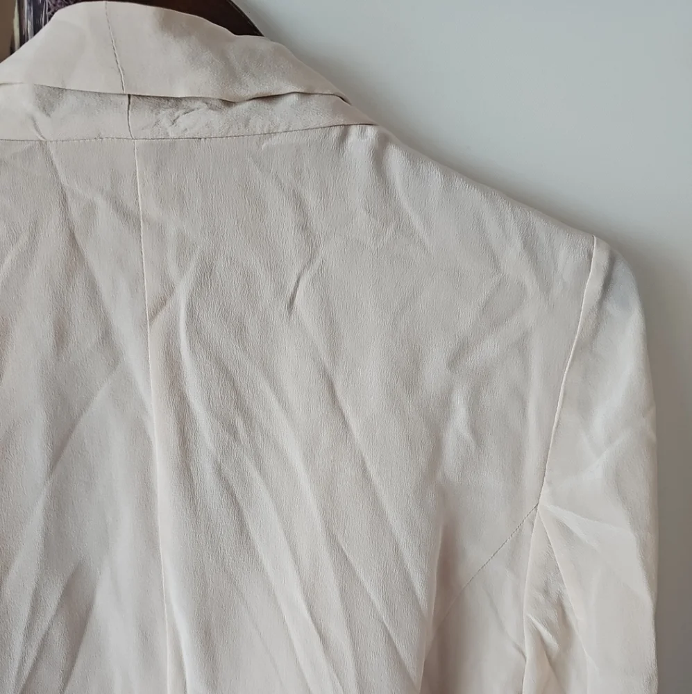 YUMI KIM Women's Belted‎ Attached Layer Waterfall Flyaway Jacket Topper Size S
